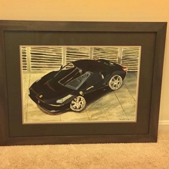 HANDCRAFTED digital art by me roses a rabbit and cat print with lamination NWT - Picture 3 of 9